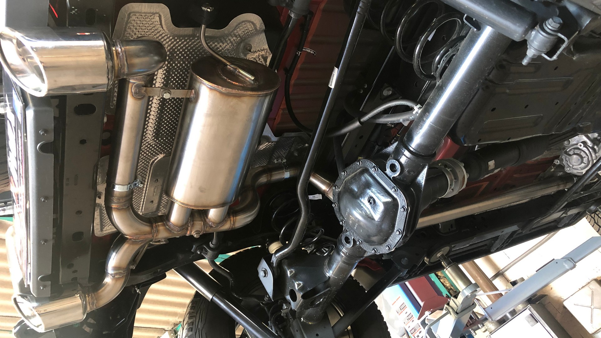 Échappement inox Jeep Wrangler 2L Turbo 2019