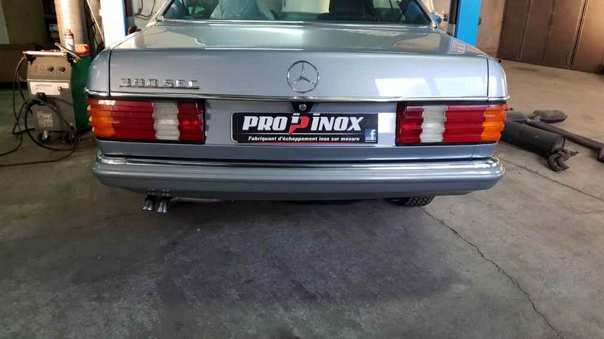 Proinox28 - échappement inox Mercedes 380sec