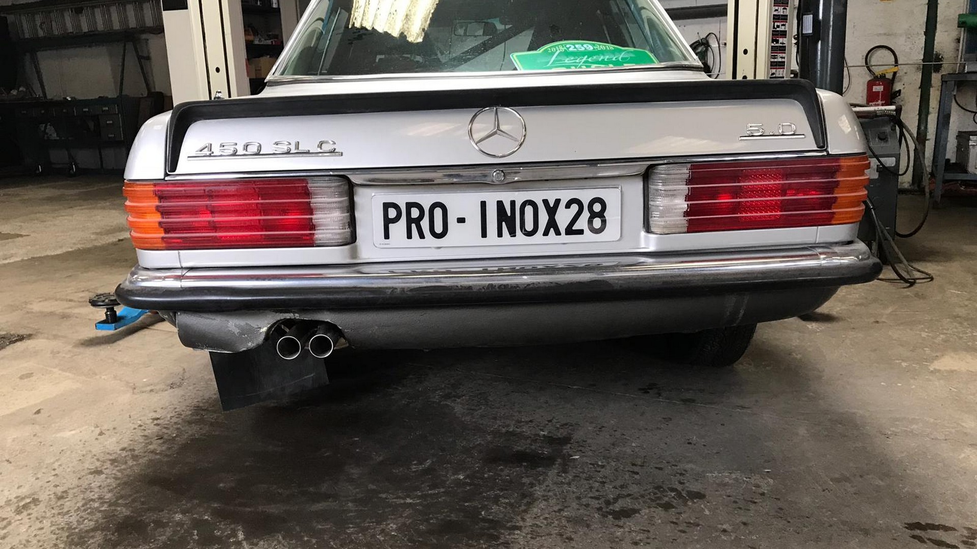 Proinox28- Échappement inox Mercedes 450 SLC